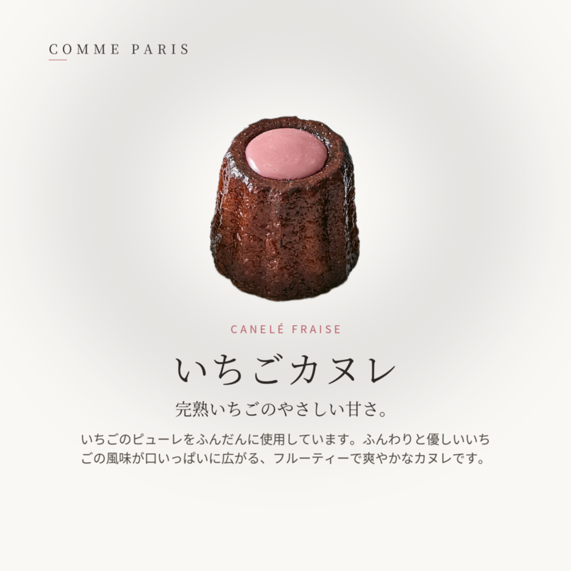 Première（プルミエール）｜5種カヌレ詰め合わせ缶ギフト｜COMME PARIS